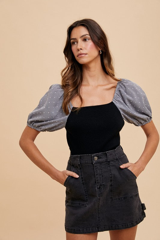 Annie Wear Cargo Denim Mini Skirt Trendsi