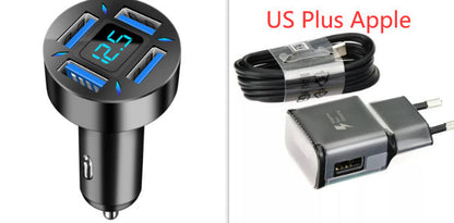 4-Port Car Charger with 4 USB Ports World Bazaar Life