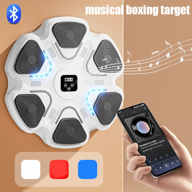 Bluetooth Music Boxing Machine Wall Target Home Fitness Boxing Trainer Exercise Response Training Agility Reaction Boxing Bag World Bazaar Life