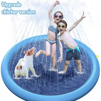 Thickened Non-Slip Inflatable Water Spray Mat for Dogs - Cooling Mat and Swimming Pool