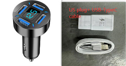 4-Port Car Charger with 4 USB Ports World Bazaar Life