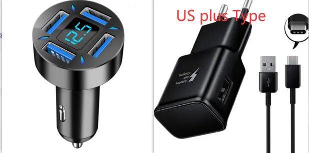 4-Port Car Charger with 4 USB Ports - Image #3